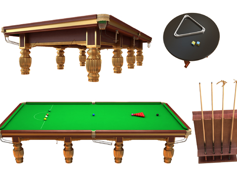 European Classical Snooker Billiards Table