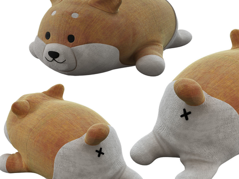 Modern Shiba Dog Doll Doll