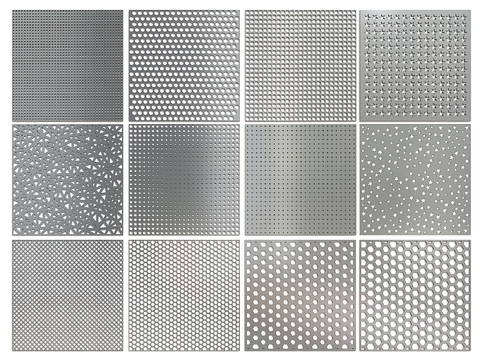 Punched Plate Perforated Aluminum Plate Mine Screen Exterior Wall Hole