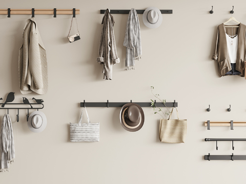 clothes hook coat rack