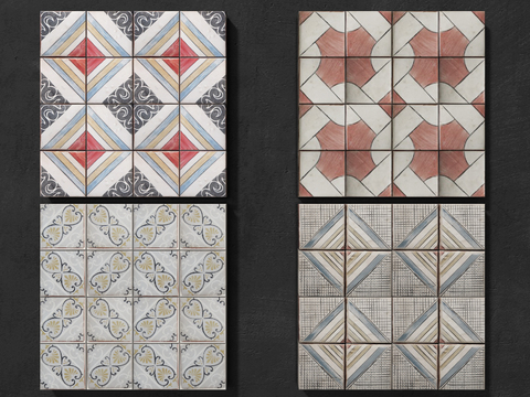 Nordic Kitchen and Bathroom Patchwork Tiles