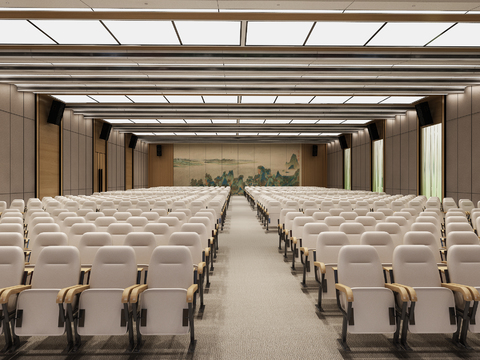 New Chinese Hotel Reception Room