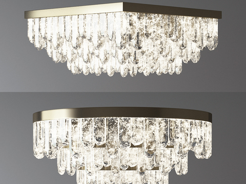 Crystal ceiling lamp