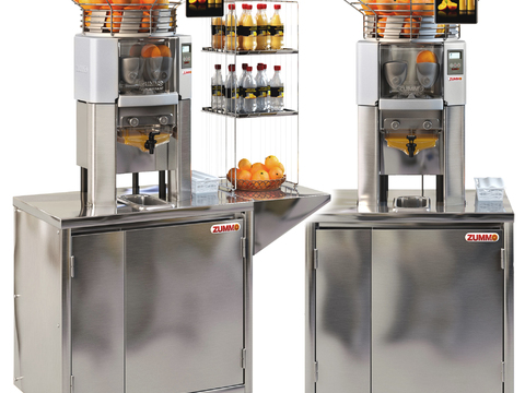 Modern self-service beverage juicer