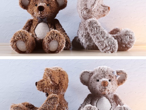 Modern Bear Plush Toy