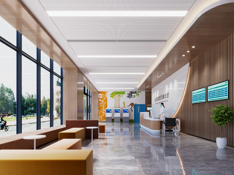 Pediatric foyer of modern hospital