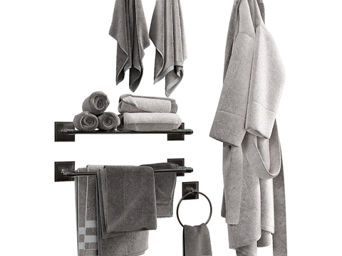 Bathrobe Bath Towels Bathroom Supplies