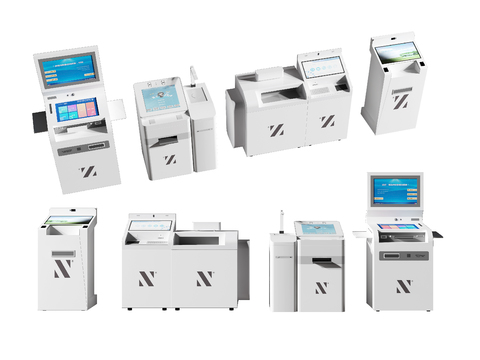 Modern printer registration machine terminal self-service machine