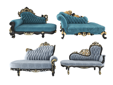 European-style chaise longue