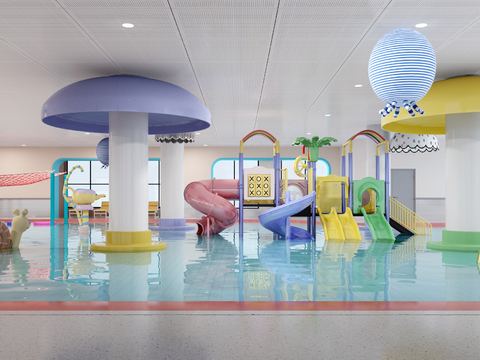 Modern children's water park