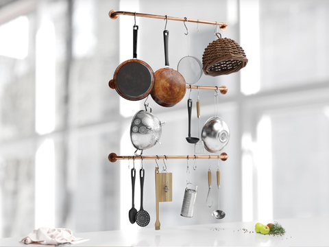 Modern pot and spoon Kitchenware