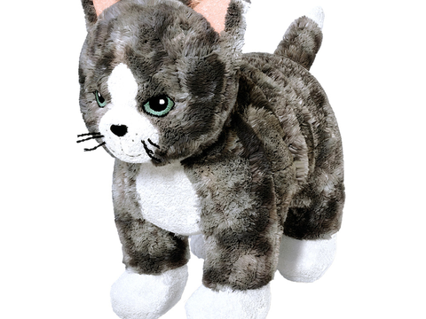 Modern plush toy cat