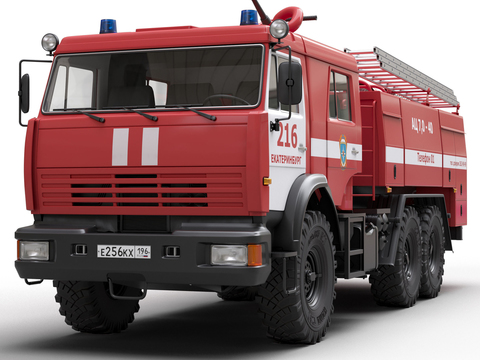 modern fire truck