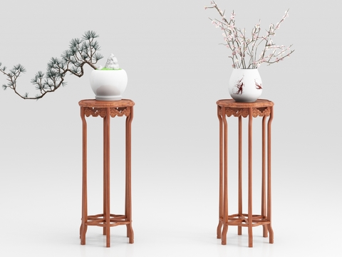 Chinese-style Goblet Potted Plant