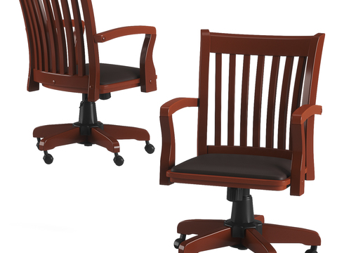 Chinese Solid Wood Office Chair