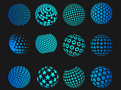 Laser Ball Wall Ornaments