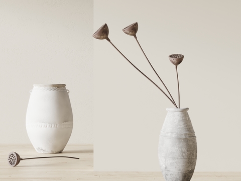 Quiet Wind Lotus Flower Vase