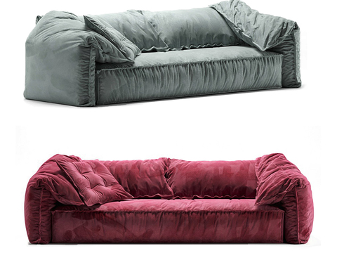 BAXTER modern fabric double sofa