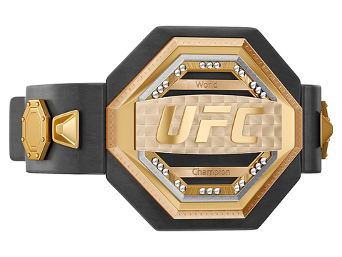 ufc champion gold belt medal