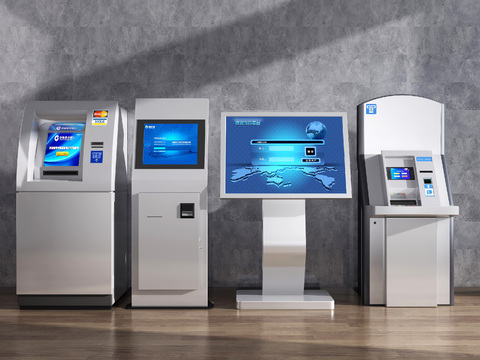 Modern intelligent machine all-in-one machine teller machine display machine