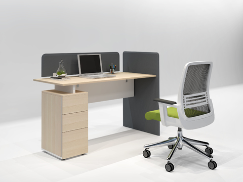 Modern office desk and chair combination