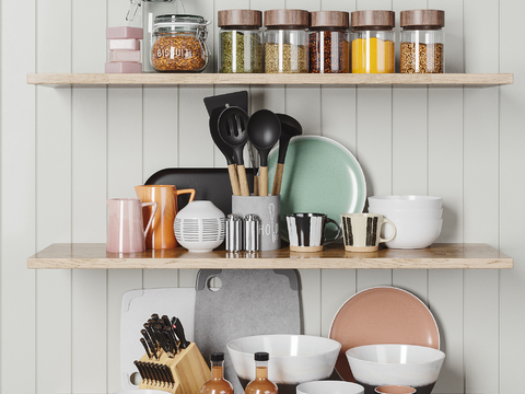 Nordic Kitchen Ware and Flour Combination