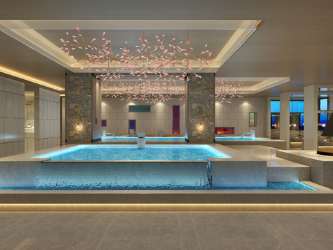 Modern bath center bathhouse