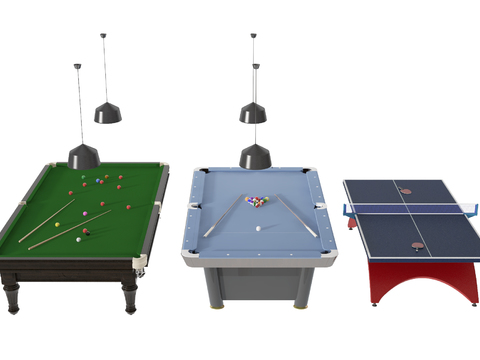 Modern billiards table tennis table