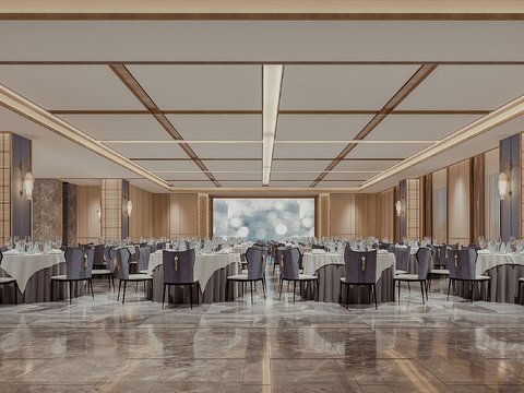 New Chinese Hotel Ballroom