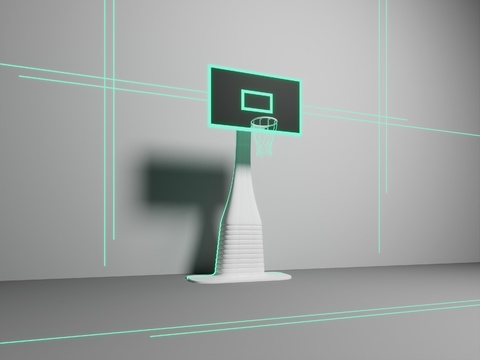 modern basketball stand