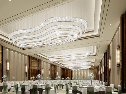 Modern Affordable Luxury Style Ballroom