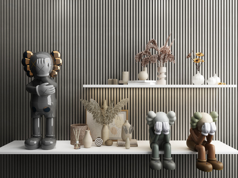 Modern Kaws Tide Sculpture Ornaments