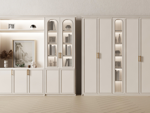 French Cream Style Bookcase