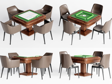 Modern Chess and Card Table and Chair Combination Mahjong Table Mahjong Machine