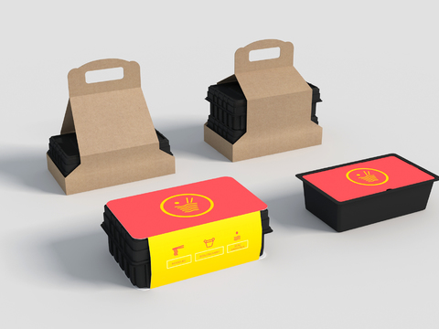 Modern catering packing box