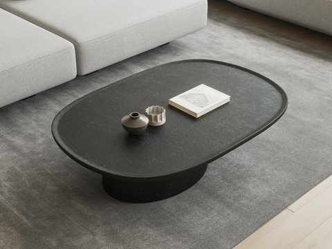 cassina oval coffee table