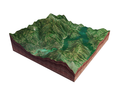 Mountains, terrain, hills, col