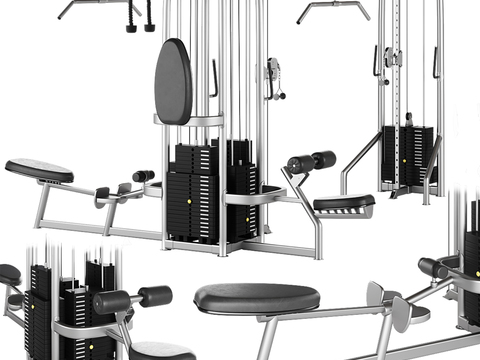 Fitness equipment multi-function training machine