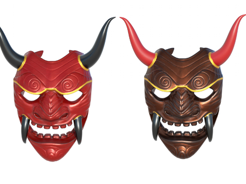 Japanese Devil Mask