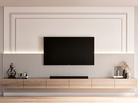 Bonaldo Cream Style TV Wall