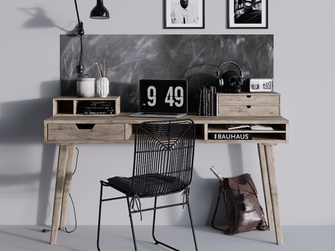 Nordic Log Desk and Chair