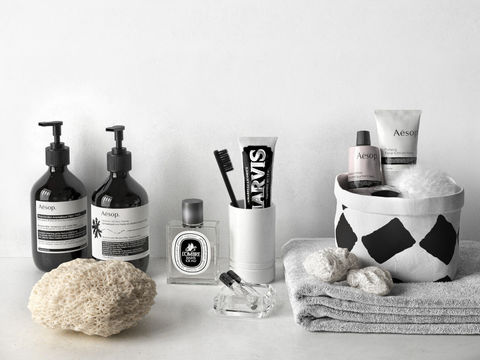 Modern toothbrush toiletries