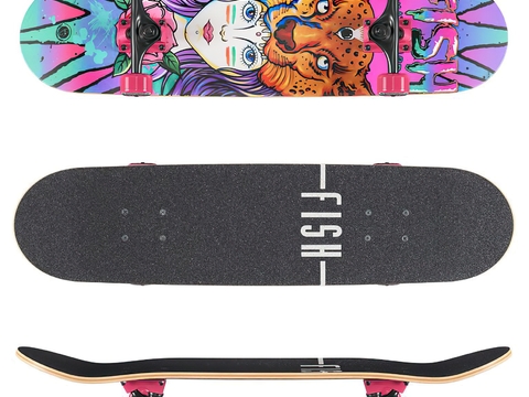 Modern Graffiti Skateboard