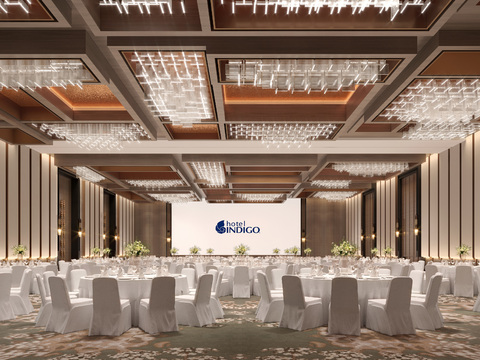 Modern Affordable Luxury Style Hotel Ballroom