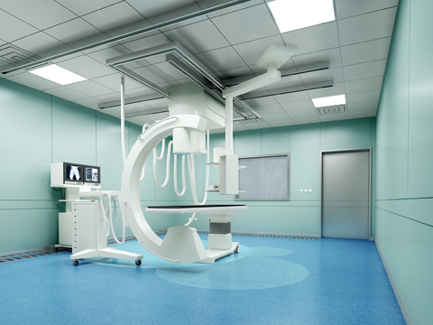 Modern X-ray Medical Room