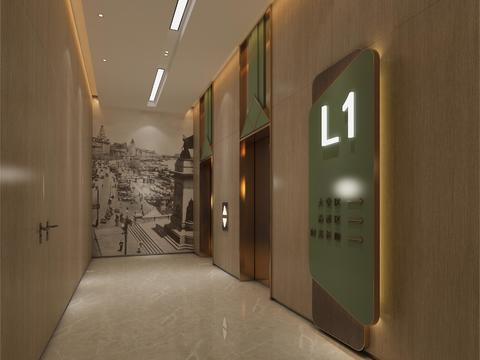 Hotel Away Elevator Hall