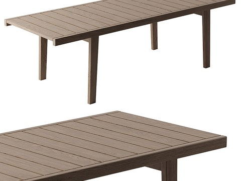 Modern outdoor wooden stool