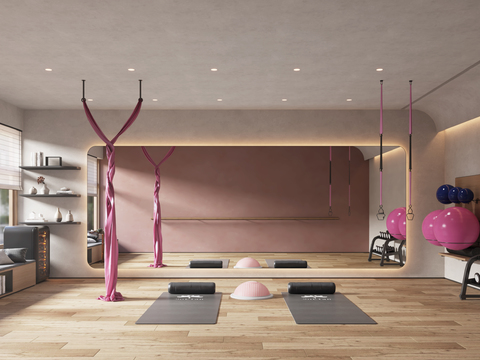 Fitness Room Modern Yoga Studio