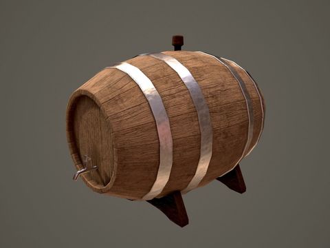 Modern wooden wine barrel free