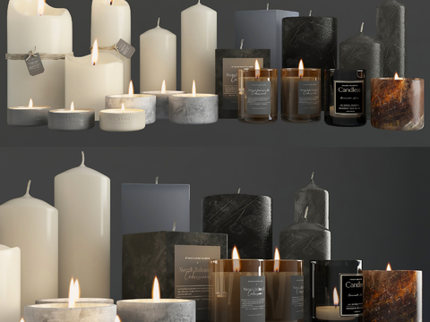 Modern candle aromatherapy ornaments